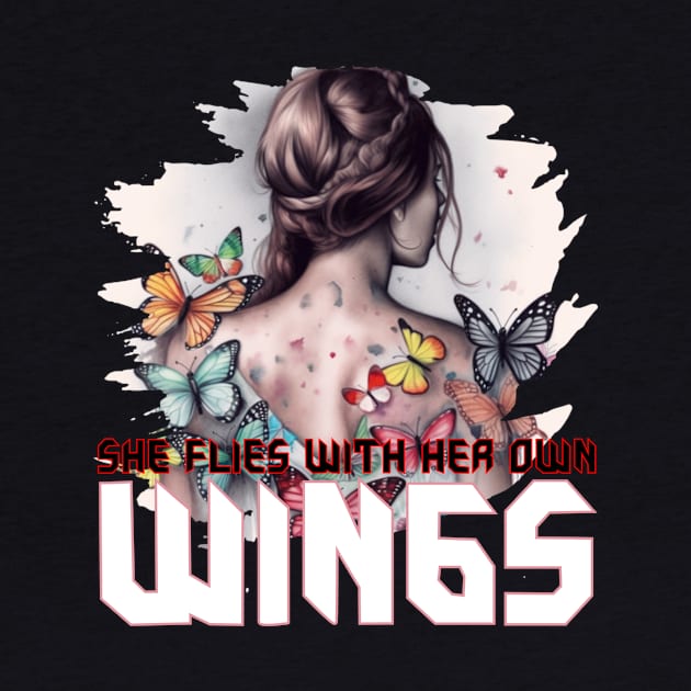 she flies with her own wings by Pixy Official